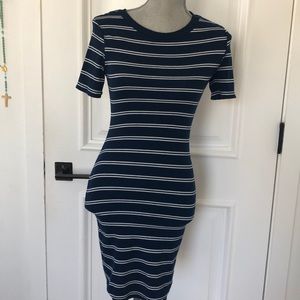 H&M body fitted dress